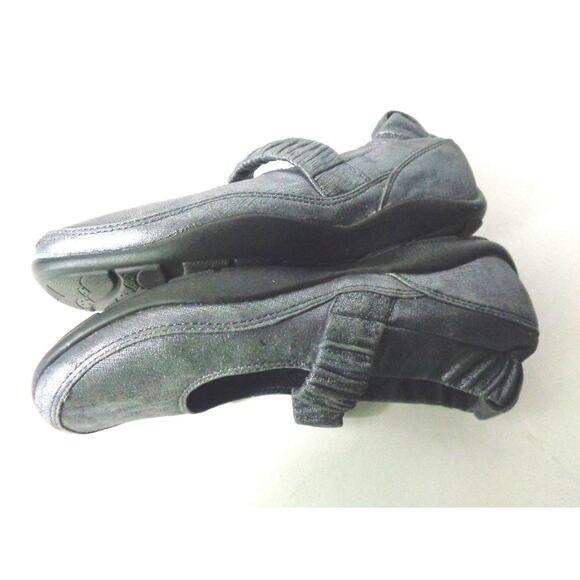 DANSKO EUR 39 US 8.5M 9M Chrissy Mary Jane Silver Pewter Slip On Wedge Shoe - Picture 6 of 8